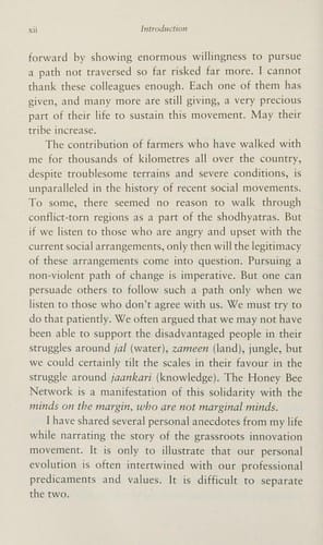 Grass roots innovation: minds on the margin are not marginal minds