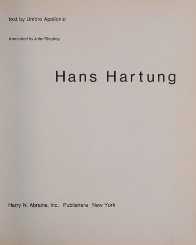Hans Hartung.