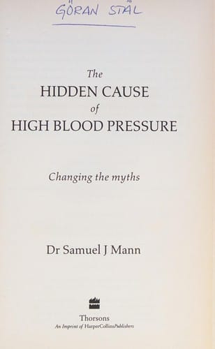 Hidden Cause of High Blood Pressure: Changing the Myths