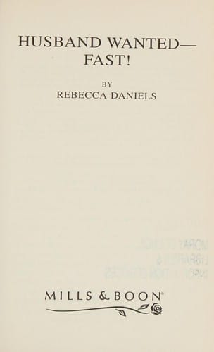 Husband Wanted - Fast!