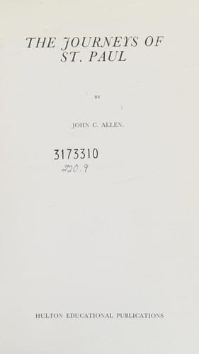 The journeys of St. Paul