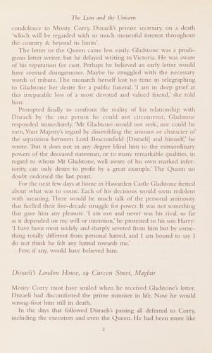 Lion and the Unicorn: Gladstone vs Disraeli