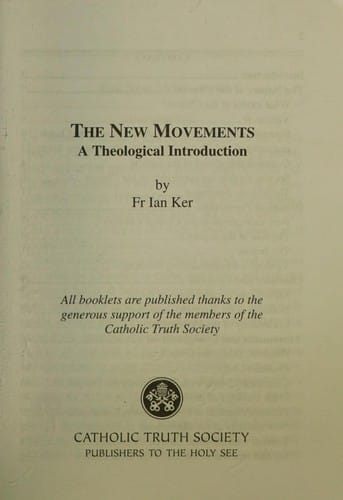 The new movements: a theological introduction
