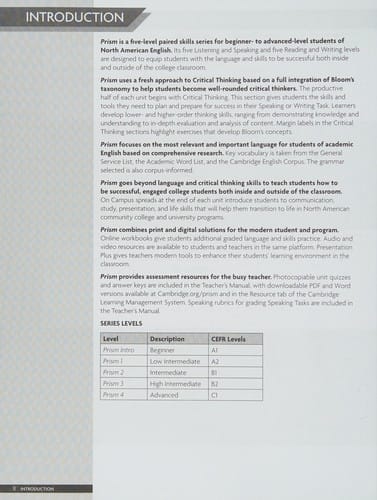 Prism Listening and Speaking, Level 2