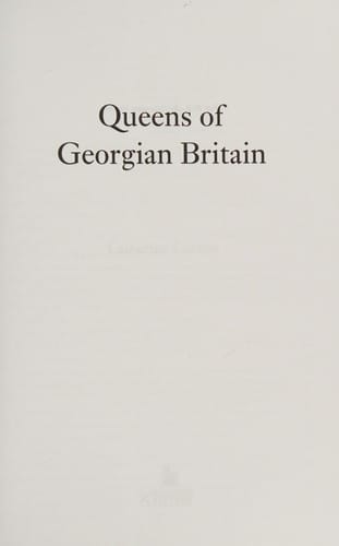 Queens of Georgian Britian