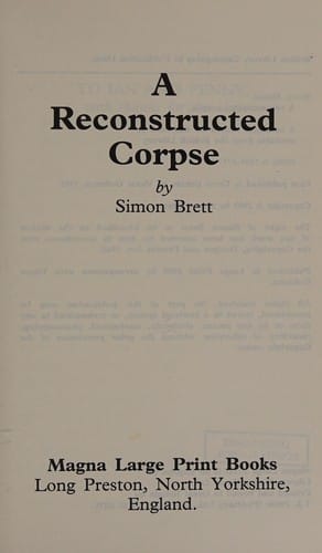 A reconstructed corpse