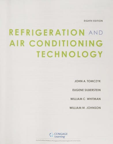 Refrigeration and Air Conditioning Technology