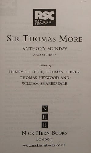 SIR THOMAS MORE.
