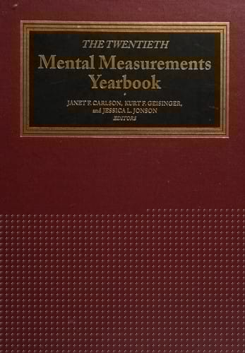 Twentieth Mental Measurements Yearbook