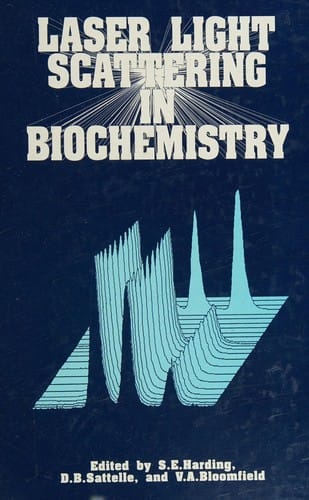 Laser light scattering in biochemistry
