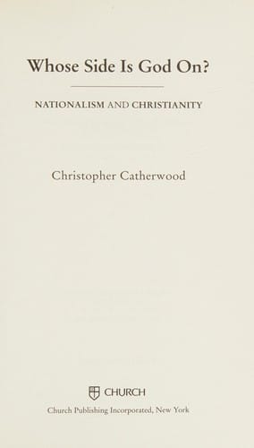 Whose side is God on?: nationalism and Christianity