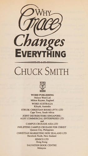 Why Grace Changes Everything