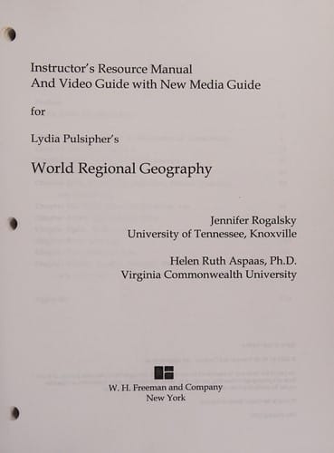 World Regional Geography
