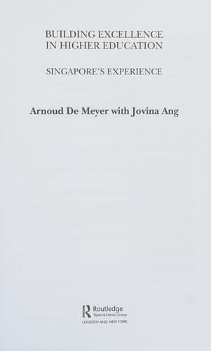 Building Excellence in Higher Education