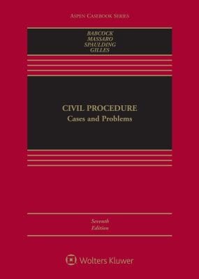 Civil Procedure: Cases and Problems