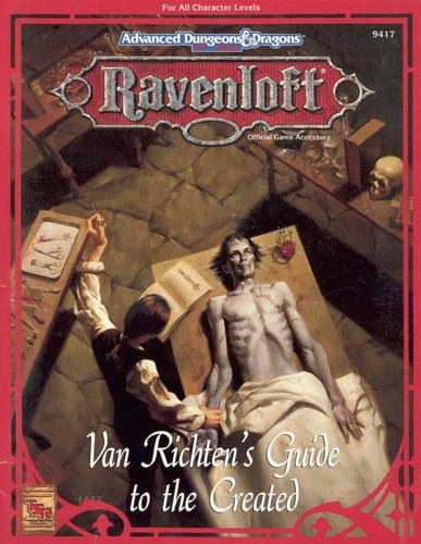 Van Richten's Guide to the Created