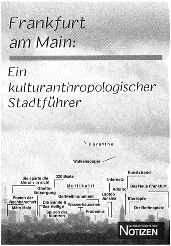 Frankfurt am Main: Ein kulturanthropologischer Stadtführer
