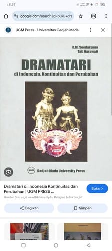 Dramatari di Indonesia, kontinuitas dan perubahan