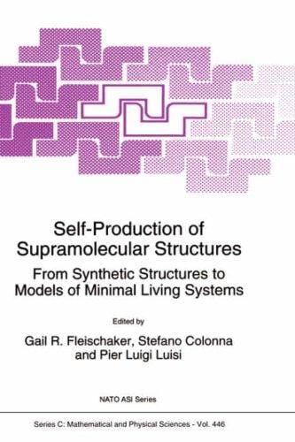 Self-production of supramolecular structures: from synthetic structures to models of minimal living systems