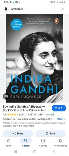 Indira Gandhi: an intimate biography