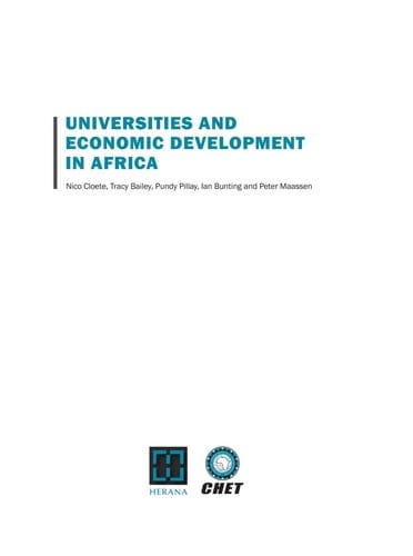 Universities and economic development in Africa