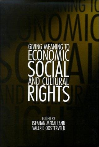 Giving Meaning to Economic, Social, and Cultural Rights (Pennsylvania Studies in Human Rights)