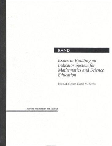 Issues in building an indicator system for mathematics and science education
