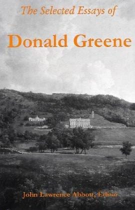 The selected essays of Donald Greene