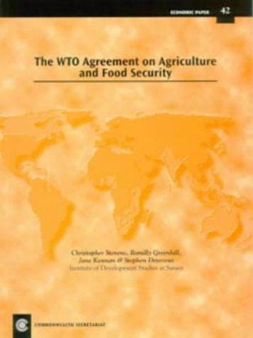The WTO Agreement on Agriculture and Food Security: Economic Paper No. 42 (Economic Paper Series)