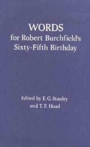 Words For Robert Burchfield's 65th Birthday