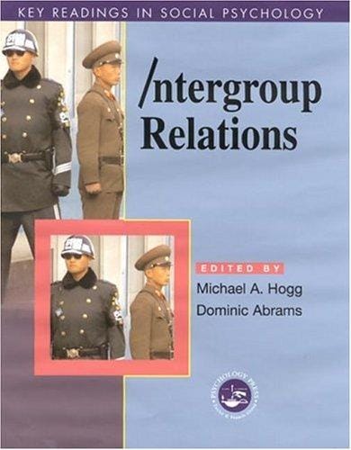 Intergroup Relations: Key Readings (Key Readings in Social Psychology)