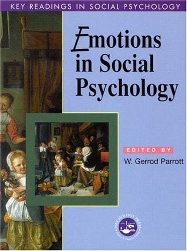 Emotions in Social Psychology: Key Readings (Key Readings in Social Psychology)