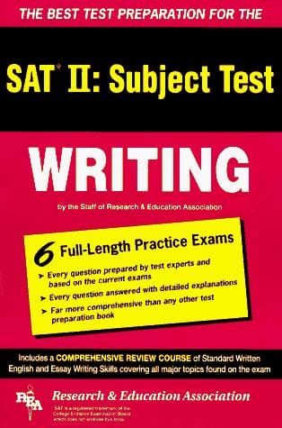 best test preparation for the SAT II, subject test, writing