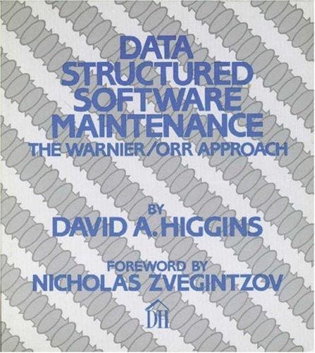 Data Structured Software Maintenance: The Warnier/Orr Approach