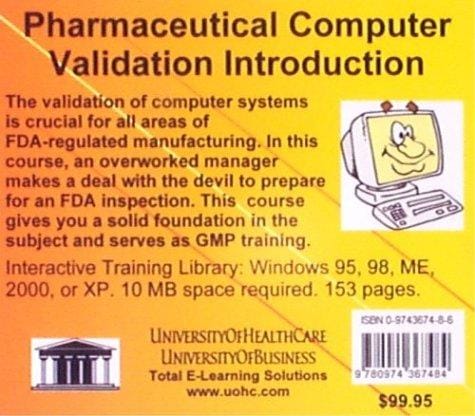 Pharmaceutical Computer Validation Introduction