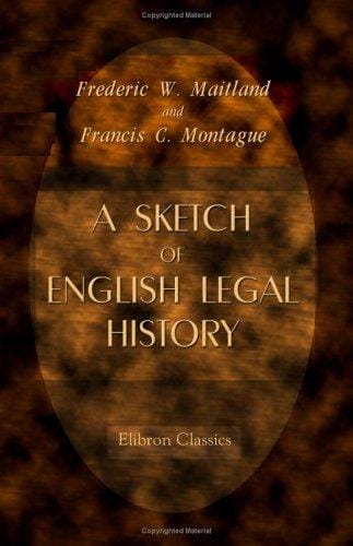 A Sketch of English Legal History