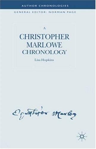 A Christopher Marlowe chronology