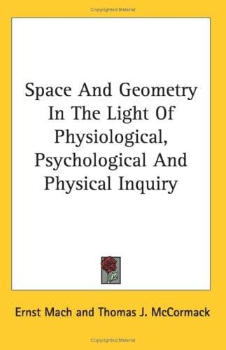 Space And Geometry In The Light Of Physiological, Psychological And Physical Inquiry