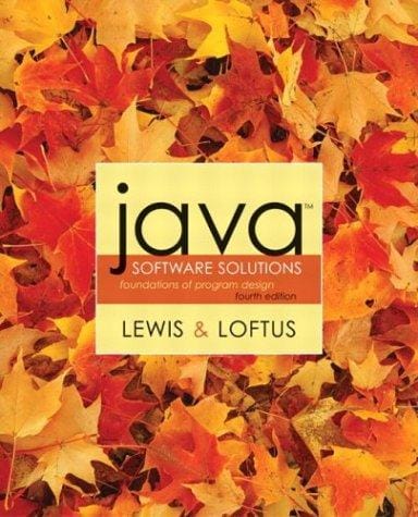 Java Software Solutions: Foundations of Program Design (4th Edition) (Addison-Wesley's Codemate)