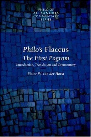 Philo's Flaccus: the first pogrom