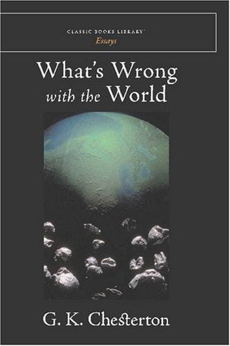 What\'s Wrong with the World