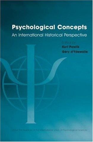 Psychological Concepts: An International Historical Perspective