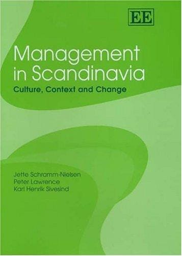 Management in Scandinavia: culture, context, and change