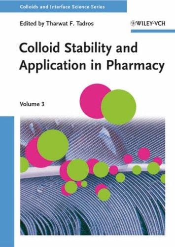 Colloid Stability and Application in Pharmacy: Colloids and Interface Science