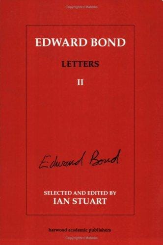 Edward Bond Letters II (Contemporary Theatre Studies , Vol 2)