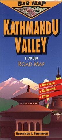 Berndtson & Berndtson Kathmandu Valley Topographic Map (B&B Road Maps)