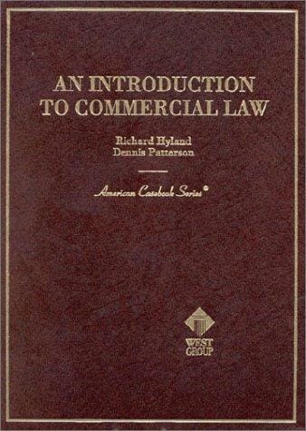 An introduction to commercial law