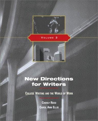 New directions for writers