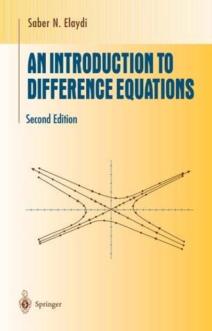 An introduction to difference equations