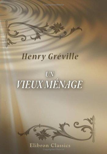 Un vieux ménage